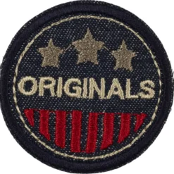Strygemærke Originals denim Ø 4,8cm Slate blue