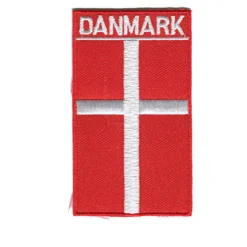 Strygemærke, str. 48×84 mm, Dannebrog