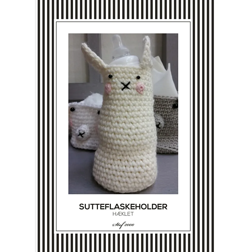 Sutteflaskeholder Hækleopskrift
