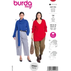 Sweater Burda Curvy str. 46-60