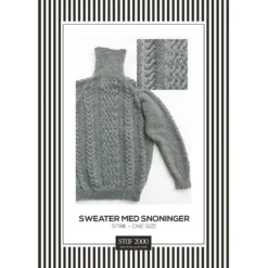 Sweater i one size Strikkeopskrift,
