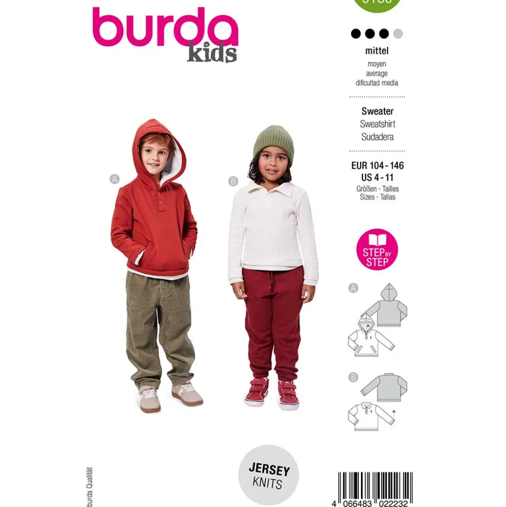 Sweatshirt Burda Kids str. 104-146