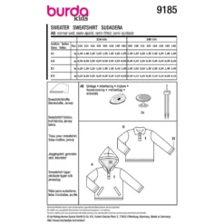 Sweatshirt Burda Kids str. 104-146