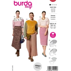 Sweatshirt Burda 5650 str. 34-44