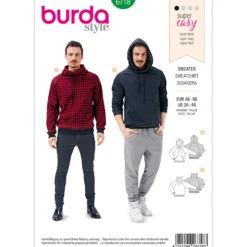 Sweatshirt Burda 6718 str. 46-56