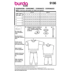 Sweatshirt og Bukser Burda Kids Str. 56-98