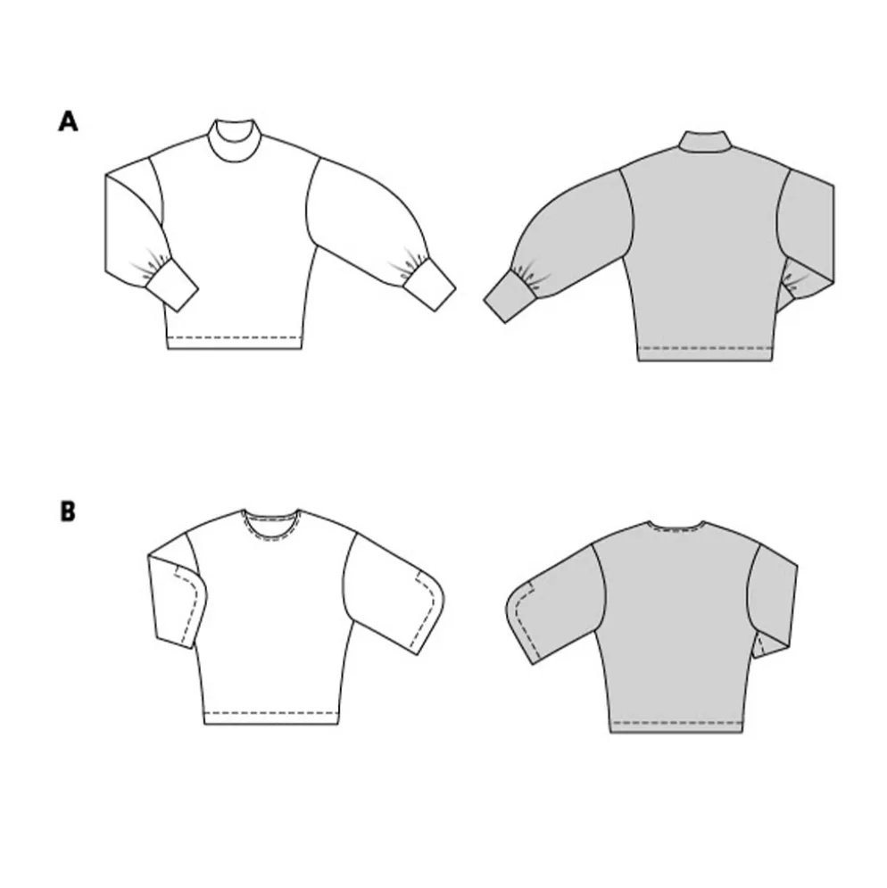 Sweatshirts Burda 5716 str. 36-46