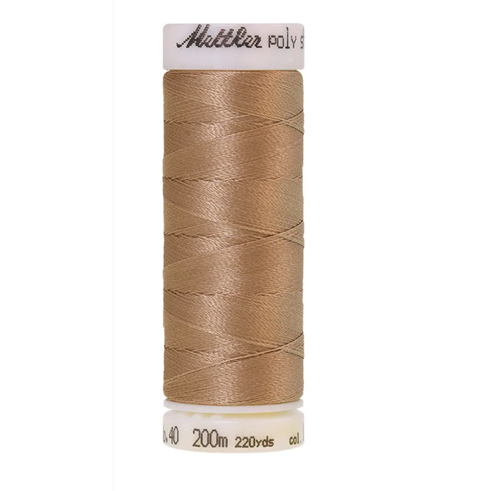 Sytråd Poly Sheen 40, 200m Lys khaki