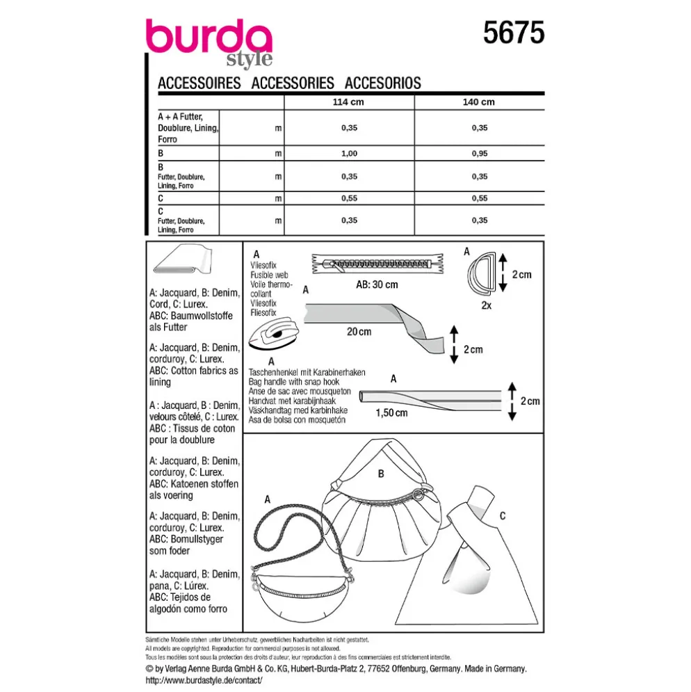 Taskenet burda 5675