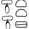 Tasketilbehør sæt 30mm Sort metal