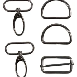 Tasketilbehør sæt 30mm Sort metal