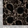 Teddy jacquard med paisleymønster Brun