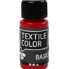 Textile Color 50ml. Primær rød