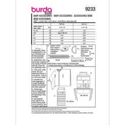 Tilbehør Burda baby 9233