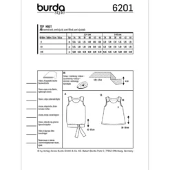 Top Burda 6201 str. 34-44