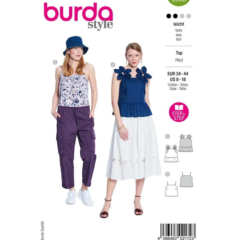 Top Burda 5638 str. 34-44