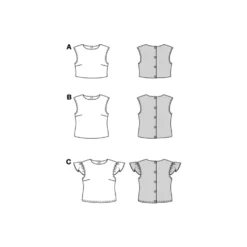 Top Burda 5727 str. 34-44