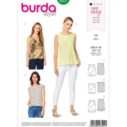 Top Burda 6501 str. 34-46