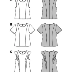 Top Burda 6525 str. 34-46