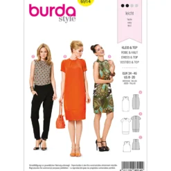 Top/kjole Burda 6914 str. 34-46
