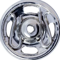 Tryklåse, 9 mm, 12 stk. Sølv