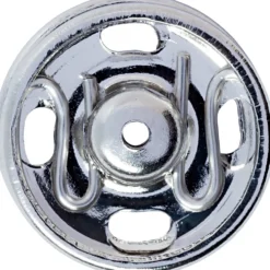 Tryklåse, 13 mm, 6 stk. Sølv