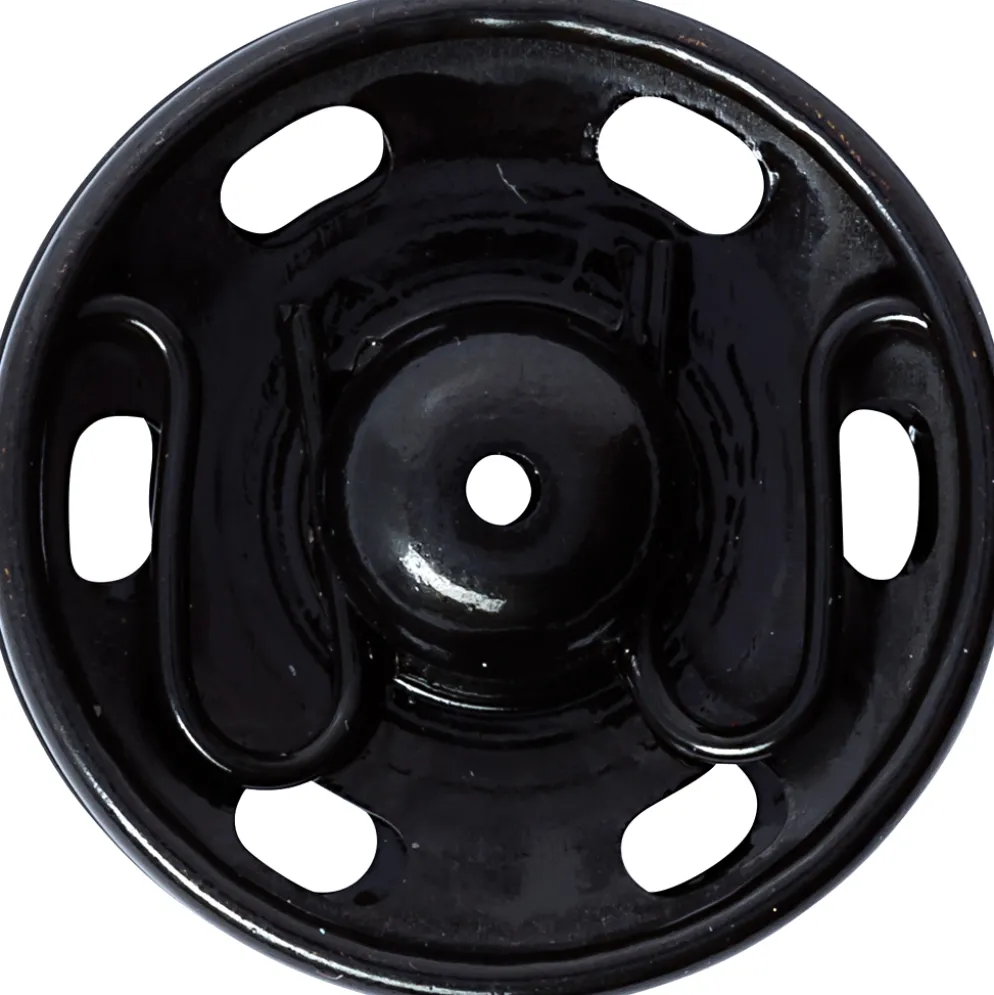 Tryklåse, 21 mm, 3 stk. Sort