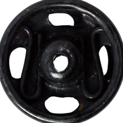 Tryklåse, 9 mm, 12 stk. Sort