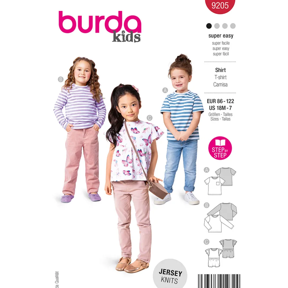 T-Shirt Burda Kids 9205 str. 86-122