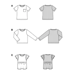 T-Shirt Burda Kids 9205 str. 86-122