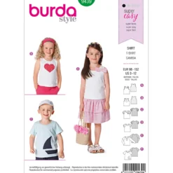 T-shirt Burda Kids 9439 str. 98-152