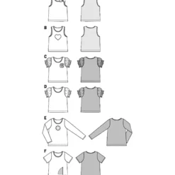 T-shirt Burda Kids 9439 str. 98-152