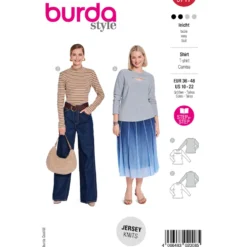 T-shirt Burda 5717 str. 36-48