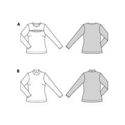 T-shirt Burda 5717 str. 36-48