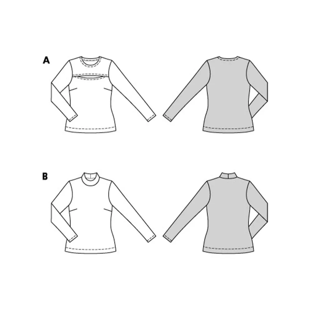 T-shirt Burda 5717 str. 36-48
