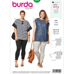 T-shirt Burda 6445 str. 46-60