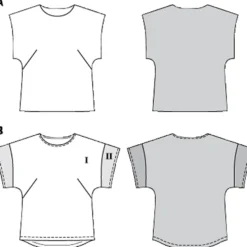 T-shirt Burda 6445 str. 46-60