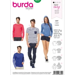 T-shirt Burda 6602 str. 32-46/44-56