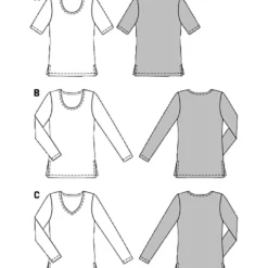 T-shirt Burda 6611 str. 36-50