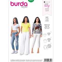 T-shirt Burda 6820 str. 32-46