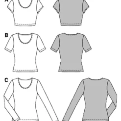 T-shirt Burda 6820 str. 32-46
