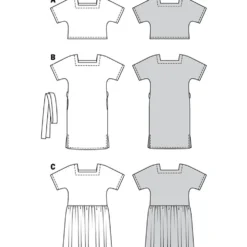 T-shirt/kjole Burda 6117 str. 34-44