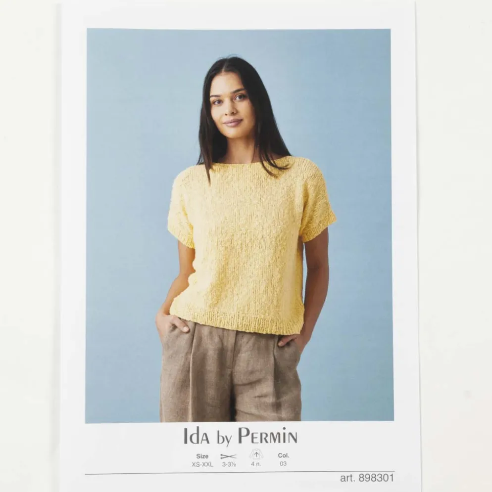 T-shirt med rundt bærestykke i Ida