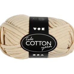 Tubegarn 45 m, beige, 100 g Beige