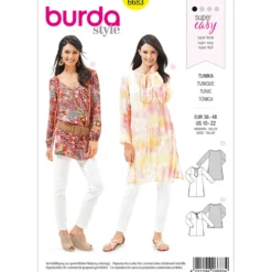 Tunika Burda 6683 str. 36-48