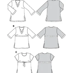 Tunika Burda 8100 str. 44-58