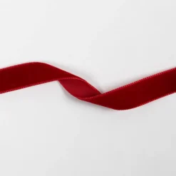 Velourbånd 16mm Dyb rød