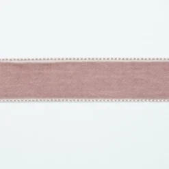 Velourbånd 16mm Støvet gammelrosa