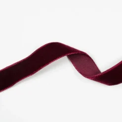 Velourbånd 16mm Wine