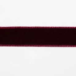 Velourbånd 16mm Wine